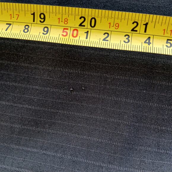 Worthington Modern Fit Pinstripe Slacks size 16 black straight leg real pockets - Picture 14 of 16